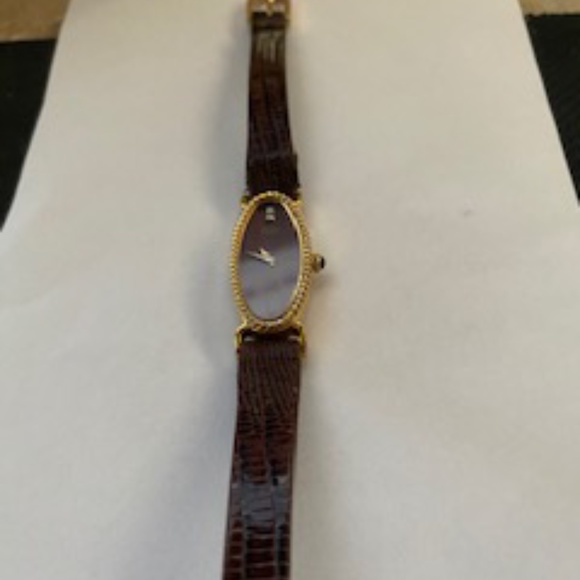 Anne Klein Accessories - VINTAGE ANNE KLEIN WATCH with new GENUINE LIZARD STRAP